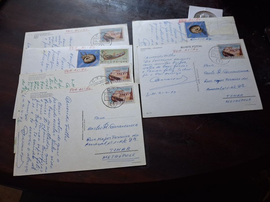 Lote postais Moçambique anos 70