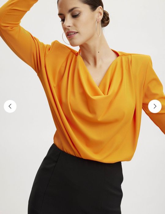 Gestuz UnimaGZ Blouse roz. S damska bluzka z długimi rękawami oversize