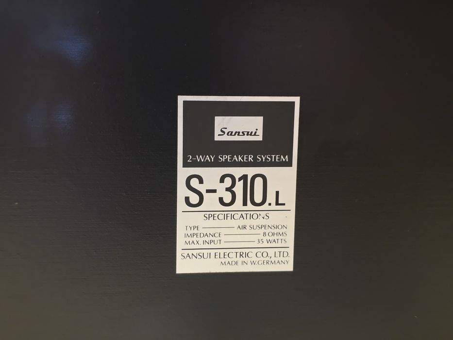 Głośniki Kolumny  Sansui S-310L Bardzo Ładne 1983r Rzadkość