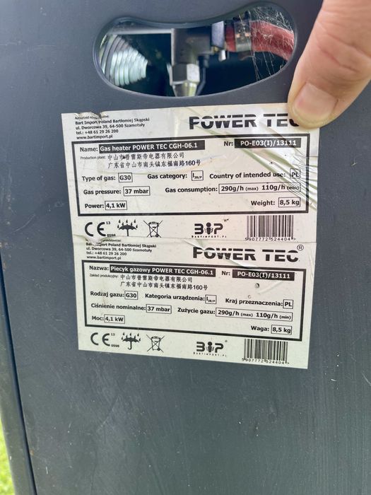 Piecyk gazowy POWER TEC CGH-06.1