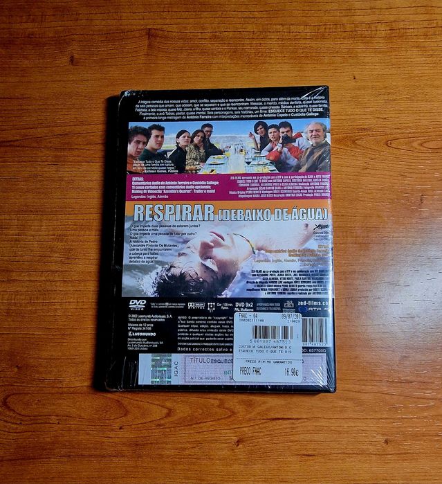 ESQUECE TUDO O QUE TE DISSE inc. Respirar (debaixo de água) 2dvds NOVO
