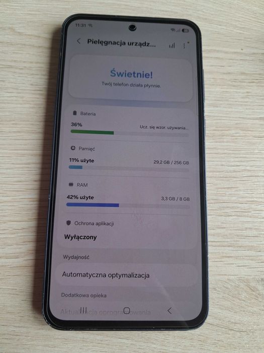 Telefon Samsung A55 5g 8/256 gb Niebieski Dual SIM Android 16 SM-A556B/DS A 55