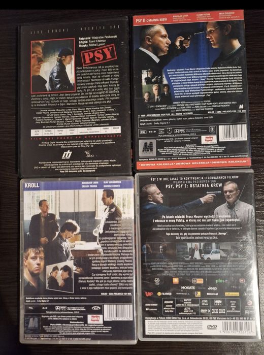 Psy 1 ,2 i 3  Kroll   4dvd