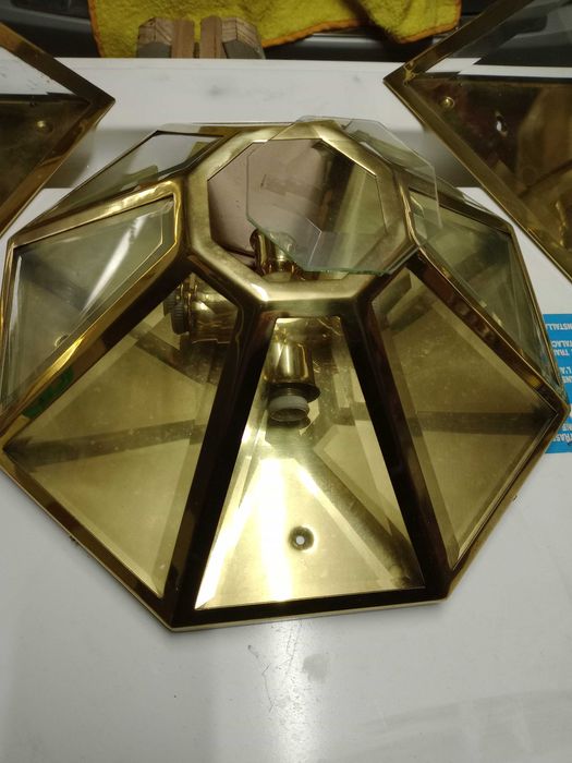 Candeeiros Vintage em Latão impecáveis