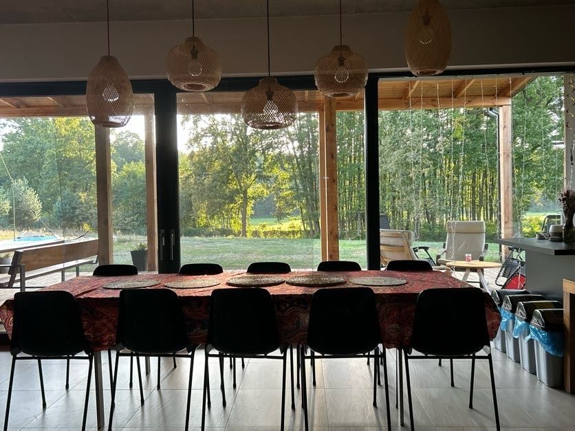 Dom domek weekend Święta jacuzzi sauna balia kominek