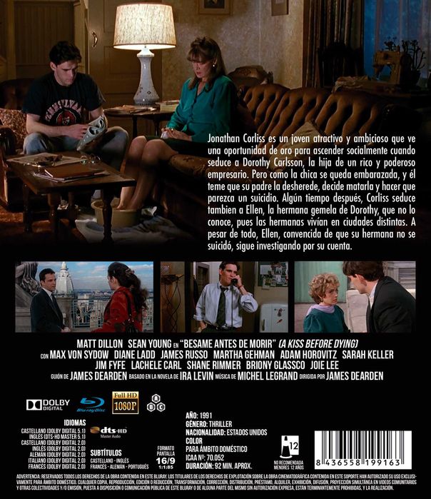 Bésame antes de Morir/Um Beijo Para a Morte (Blu-Ray)-Importado