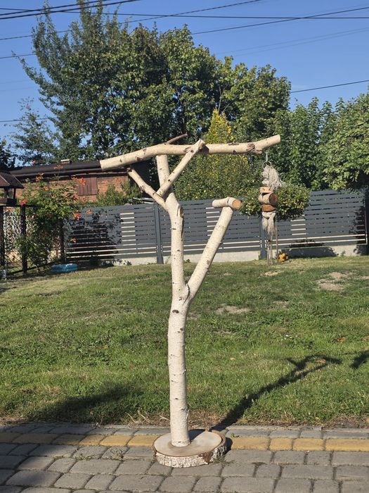 Stojak, plac zabaw dla ptaków (papug)