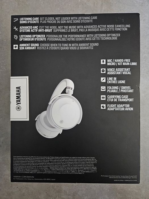 Auscultadores Over-ear Yamaha YH-E700 - Selado c/garantia