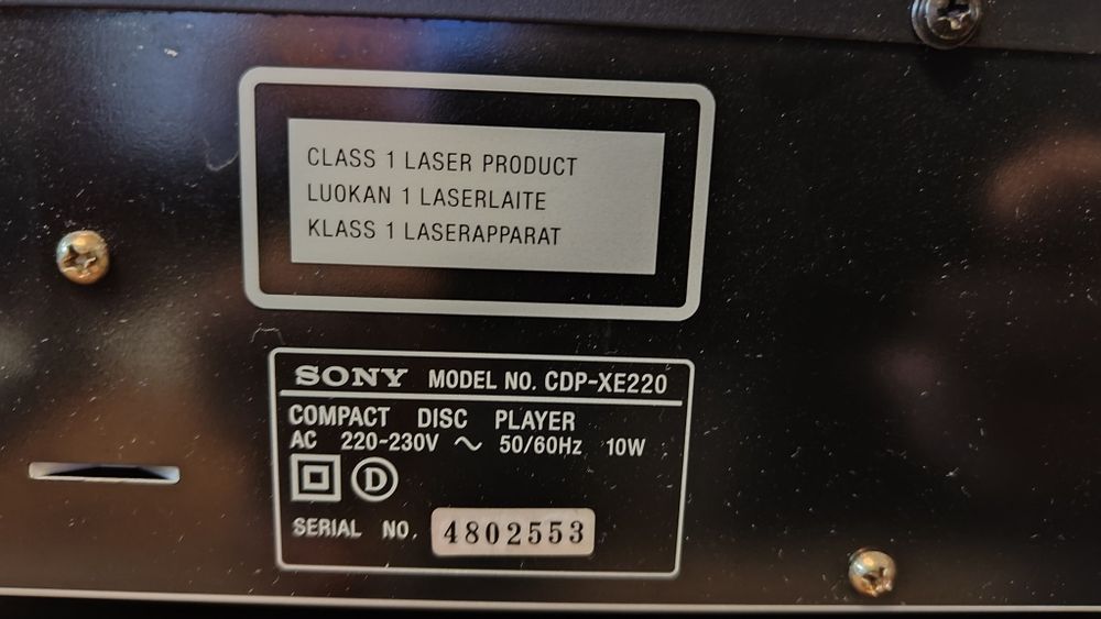 Zestaw Sony Amplituner z CD