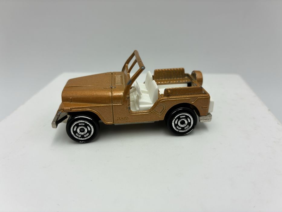 Majorette No. 268 Jeep Copper Orange 1:54 Scale
