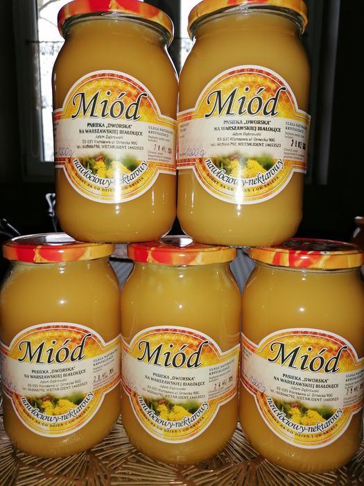 Miód z własnej pasieki 1,2kg