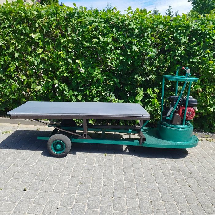 Traktorek Wózek wozidło do sadu ogrodnictwa transporter ogrodu na zbiory 360⁰ obrotowy