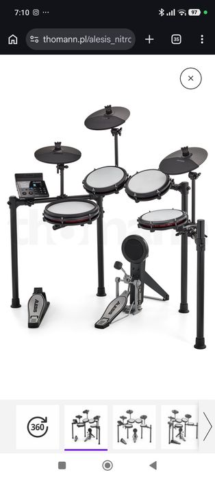 Perkusja elektroniczna Alessis Nitro Max Kit