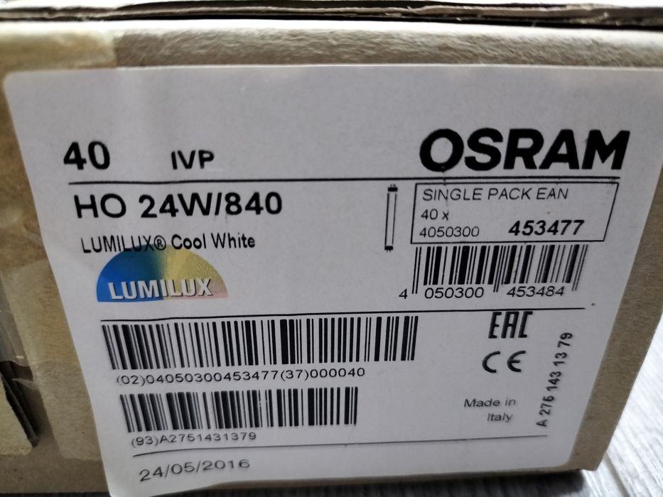 Świetlówka liniowa Osram HO 24W/840