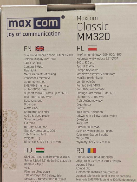 Telefon Maxcom MM320