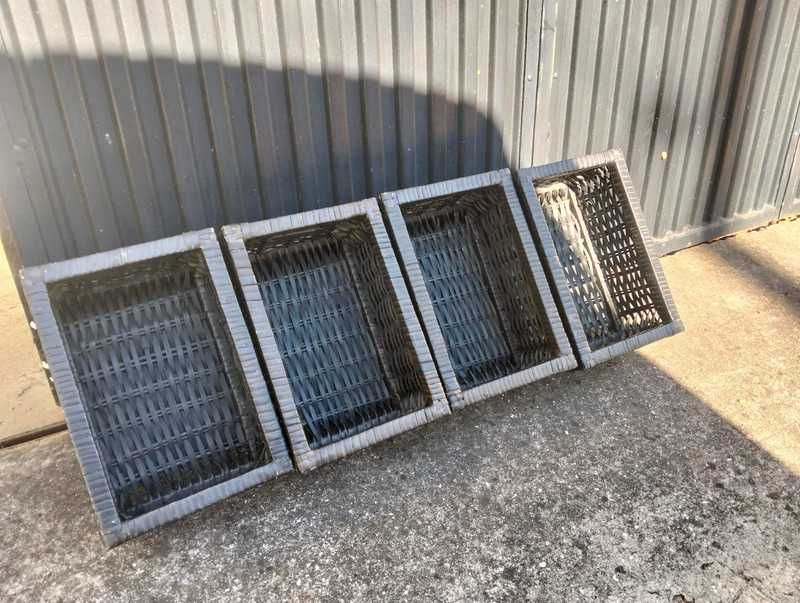 Conjunto 4 Cestos Retangulares – 35x20 cm