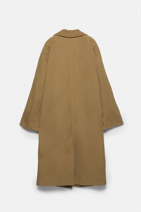 Тренч Pull&Bear з вельветовим коміром