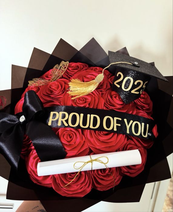 Buque de rosas eternas