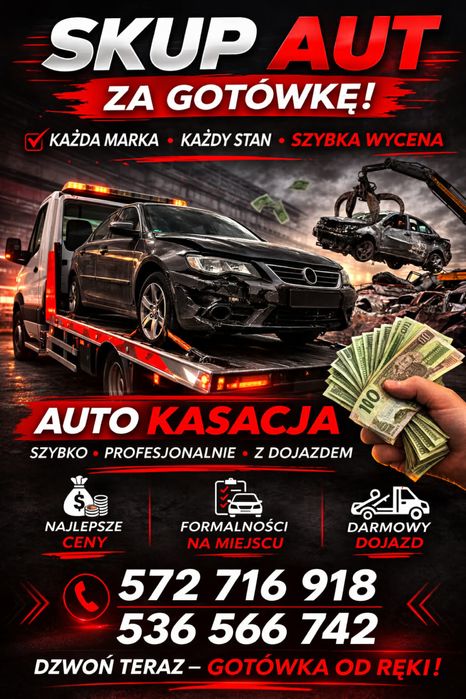 Auto kasacja gotówka od ręki