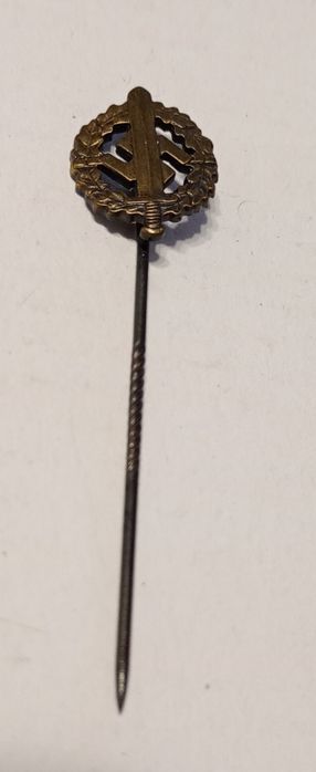 Militaria de Trincheira. Werhmatch S.A.documento e Pin