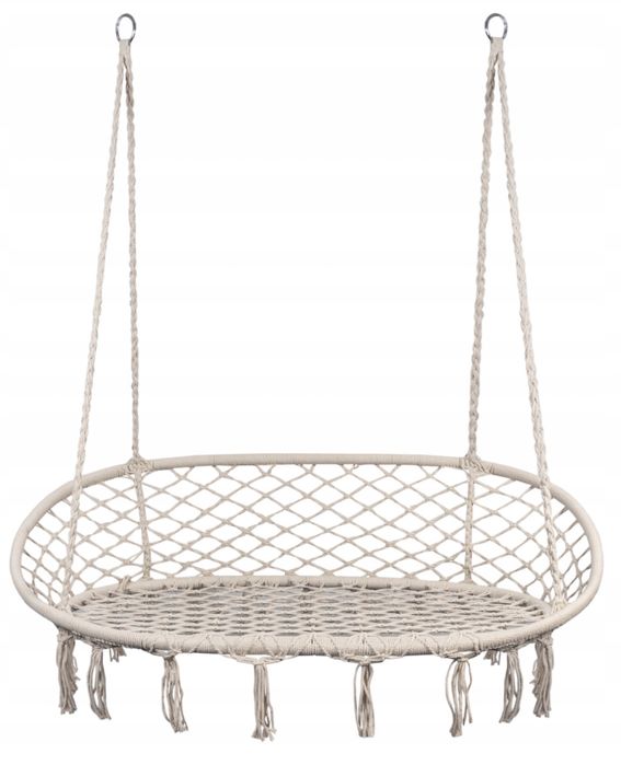 Bocianie gniazdo huśtawka fotel wiszący 2 osobowy podwójny