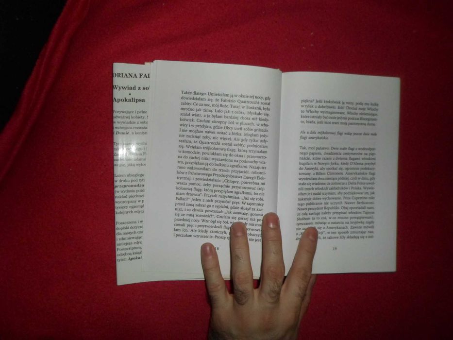 Oriana Fallaci Wywiad z sobą samą Apokalipsa
