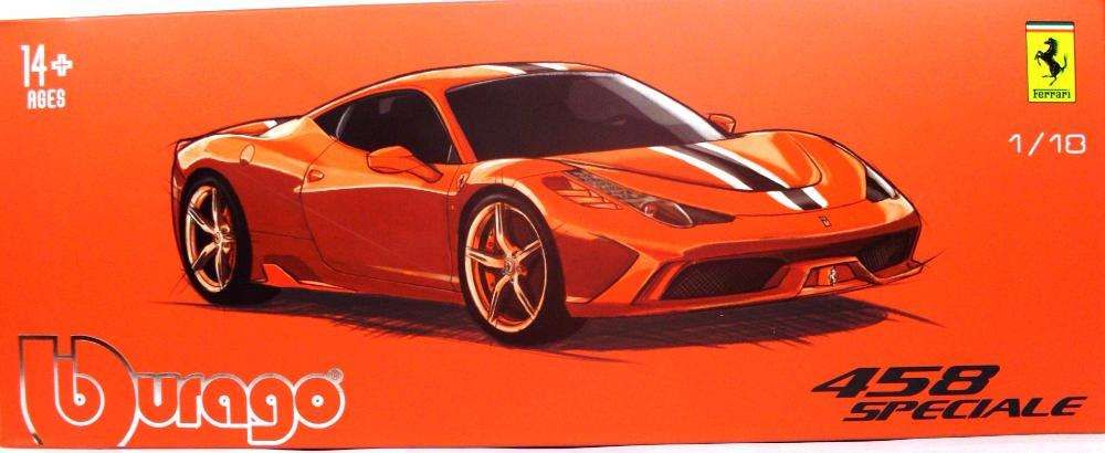 1/18 TOP PREÇO Ferrari 458 Specialle Bburago Signature - NOVO
