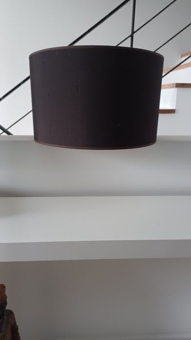 Abajur usado castanho