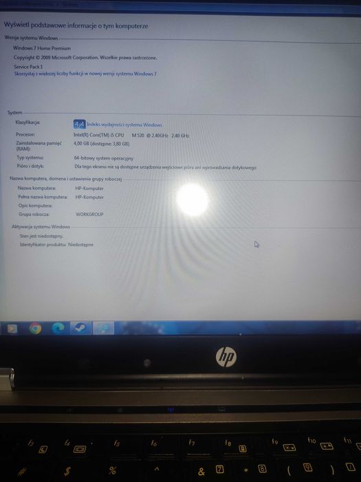 Laptop HP EliteBook 8440p.