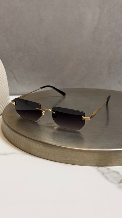 Сонцезахисні окуляри Tom Ford FT1355 Ethan золоті безоправні геометричні унісекс оригінал