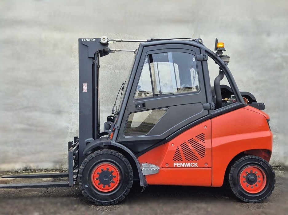 Linde H50 • TRIPLEX • 7700mtg • kabina • przesuw • niski wózek widłowy