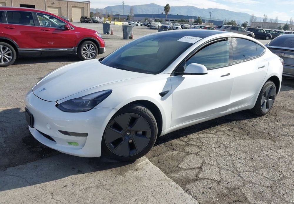 Разборка tesla model 3 2022 RWD PPSW, белый