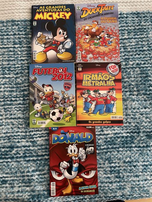 Livros do pato donald e companhia como novos