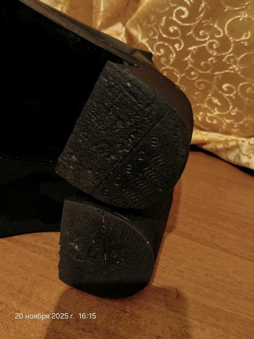 Ботинки на платформе с каблуком