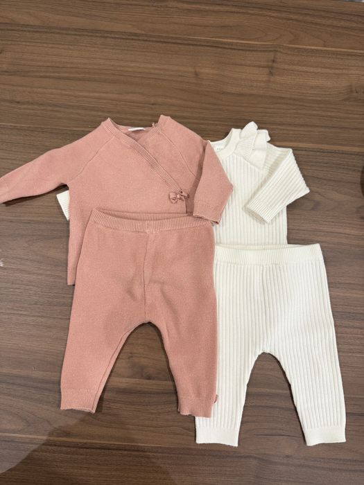 Вʼязаний костюм Next дитячий костюм для новонароджених