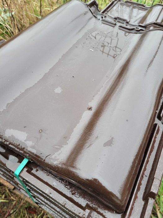 Dachówka Alegra 9 ciemnobrązowa angoba szlachetna