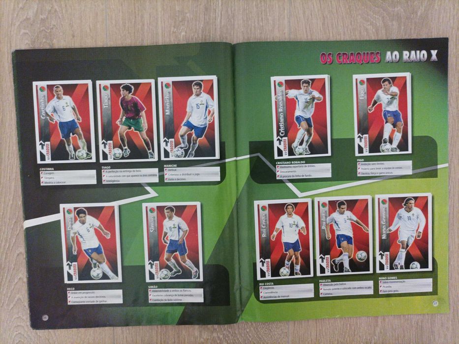 Caderneta completa Paixão Por Portugal Panini
