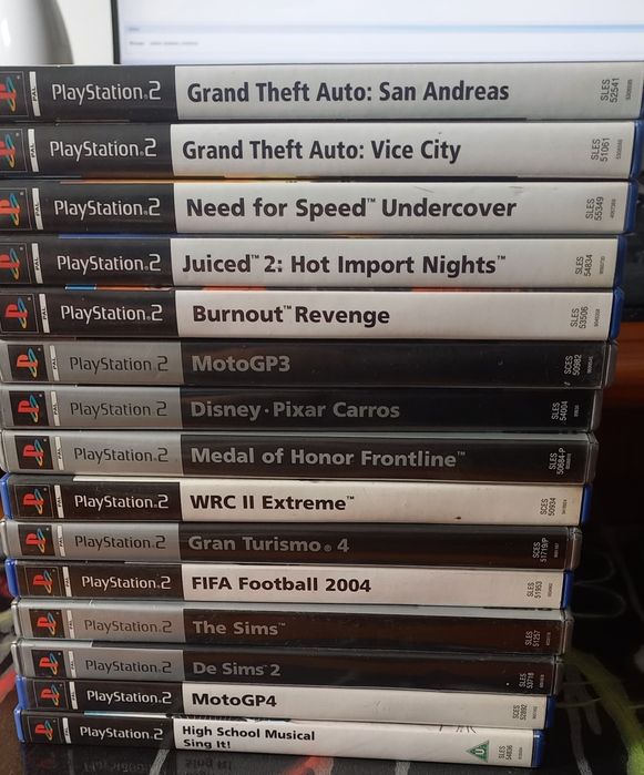 Conjunto jogos Playstation 2
