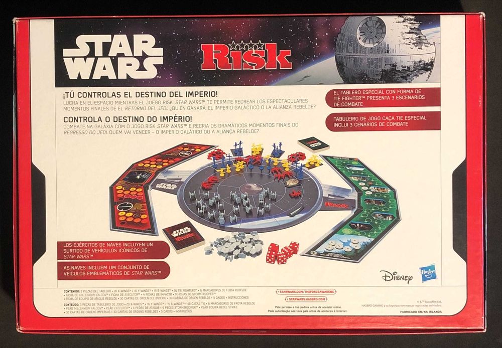 JOGO de Tabuleiro USADO Afonso HarryPotter Risk Steam Star Wars Zombie