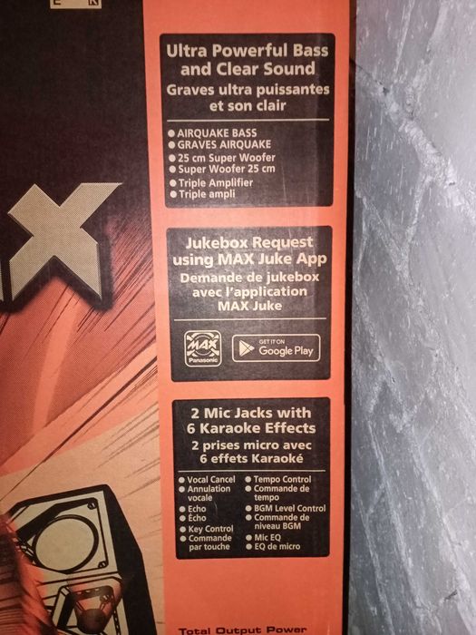 Panasonic SA-MAX3500