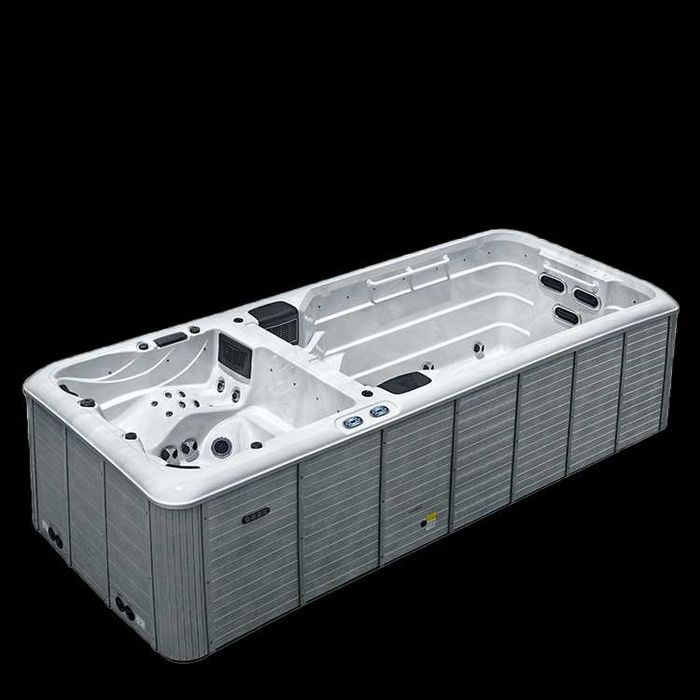 Basen spa z przeciwprądami + Jacuzzi MADAGASKAR 900