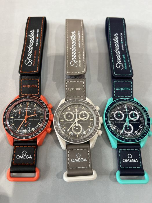 Moonswatch Swatch Omega Новые серии Земли