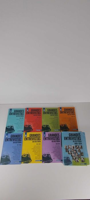 Grandes Entrevistas da História 7 volumes Expresso