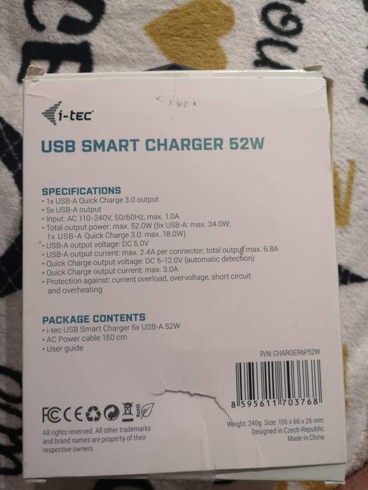 Multi ładowarka 6xUSB