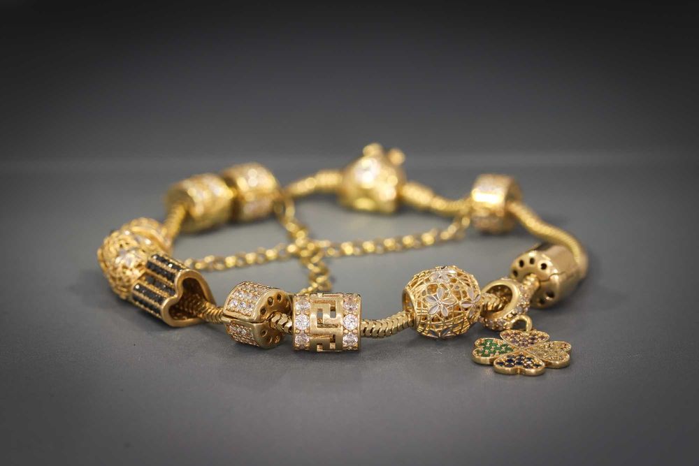 Złota Bransoletka ala Pandora