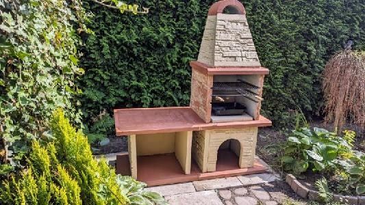 Duży grill grillo-wędzarnia 180x160x65cm Wiosenna Promocja RATY HIT