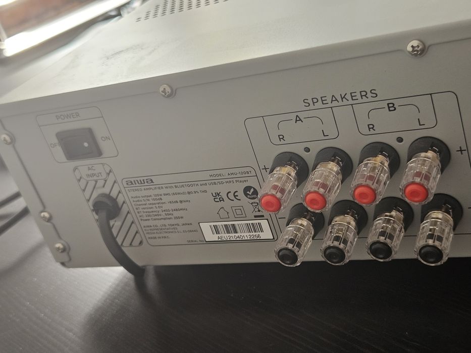 Amplituner Aiwa AMU-120BT wzmacniacz jak nowy
