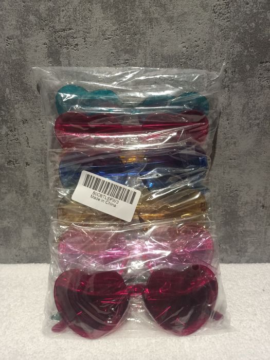 10szt. Zestaw okolaróww kształcie serca okulary serce imprezowe