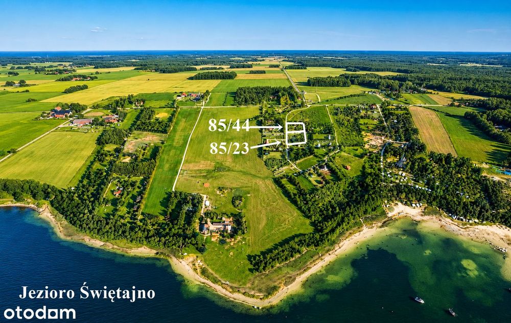 Działka plaża jezioro las Brajniki Narty Jedwabno Mazury - Widok 2