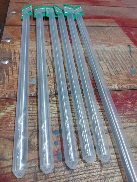 Wiertła 6 sztuk HITACHI ø8, ø12, ø14